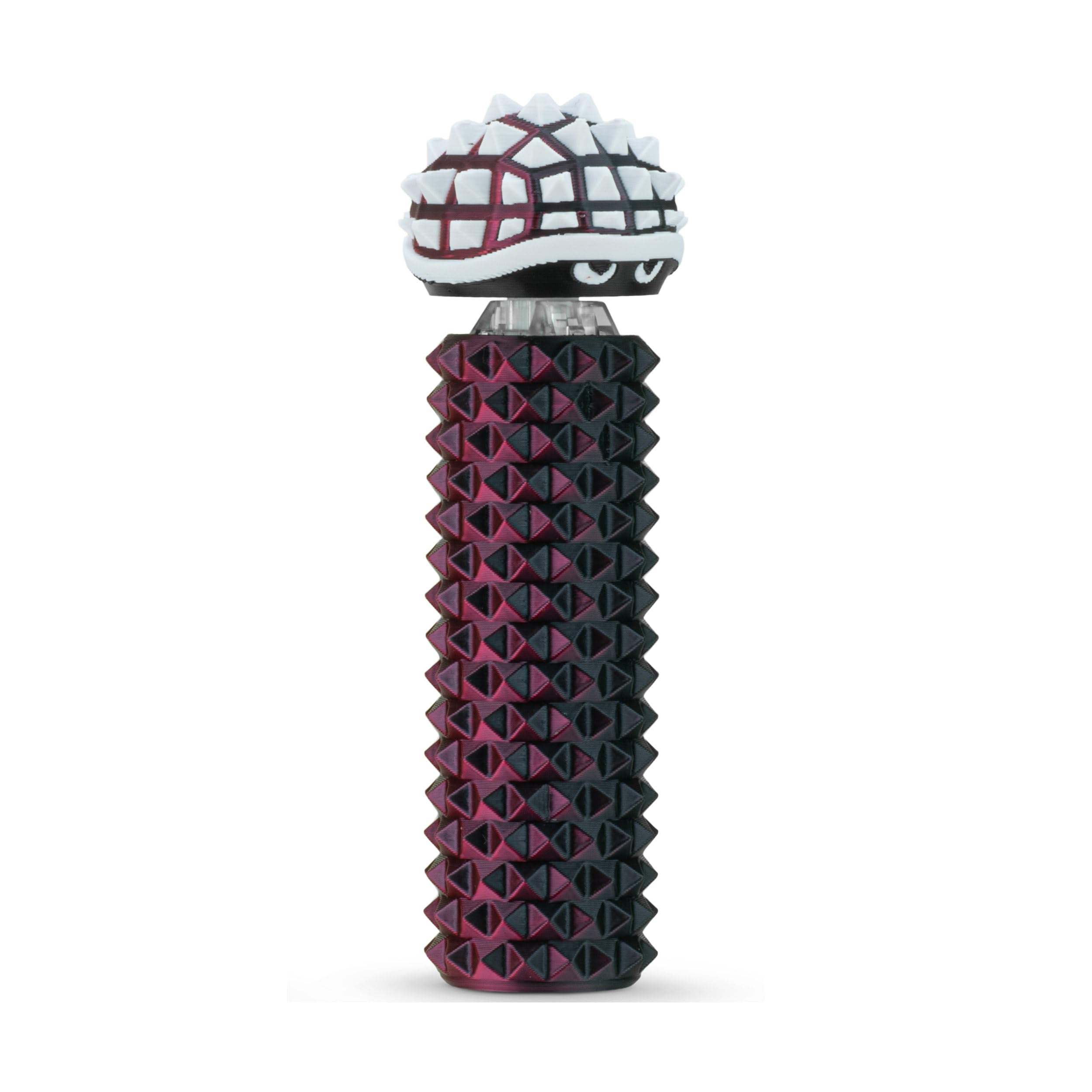 Distractibles Shelly Sensory Fidget Toy – Textured Pain Stim Device in Neon Crimson for Focus and Stress Relief