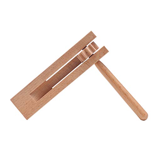 DOMG 2-Pack Wooden Ratchet Noisemaker – Traditional Matraca for Celebrations, Sports, and Parties