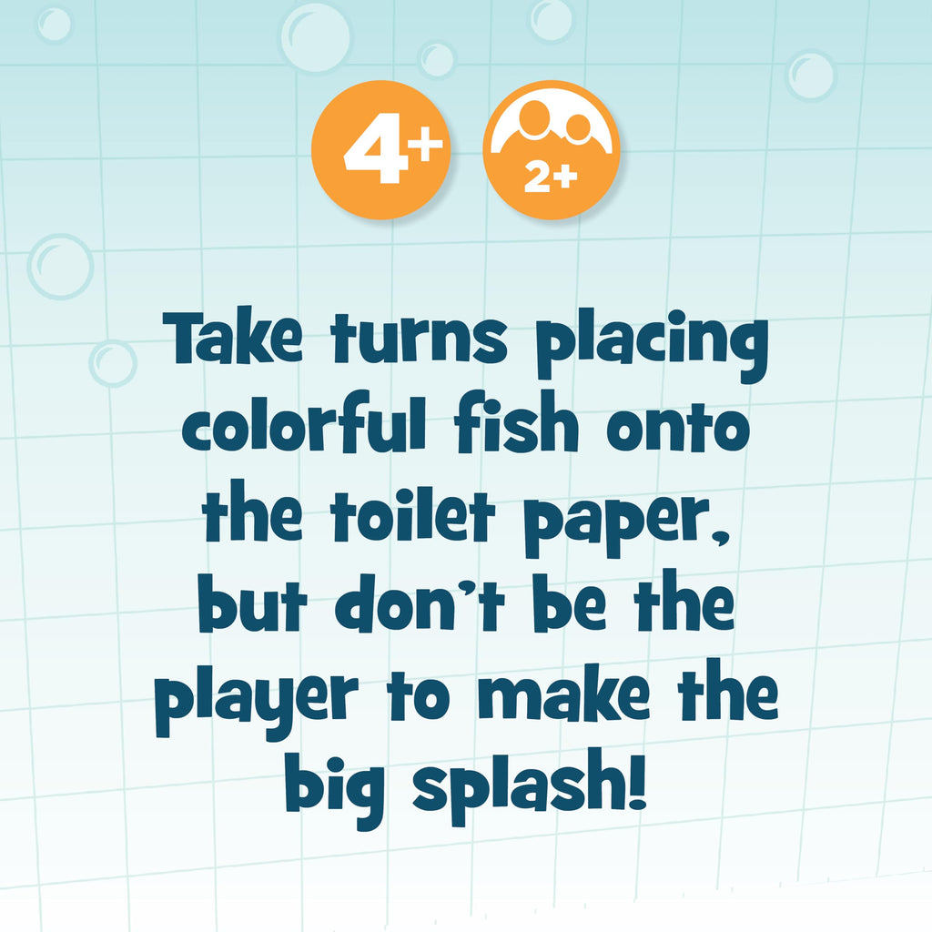 Don't Flush The Fish Balancing Board Game for Kids Ages 4+ | Family Game Night