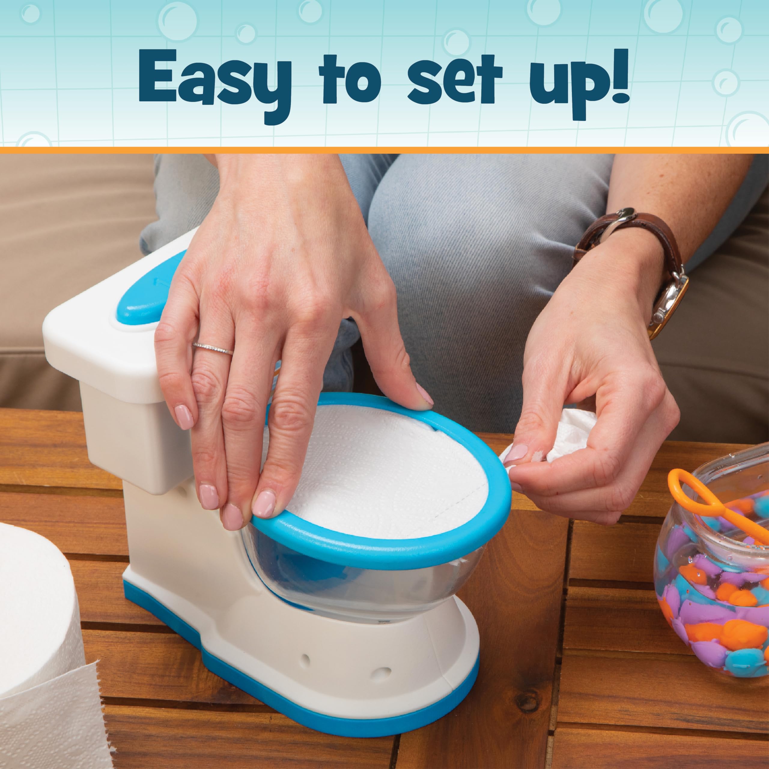Don't Flush The Fish Balancing Board Game for Kids Ages 4+ | Family Game Night