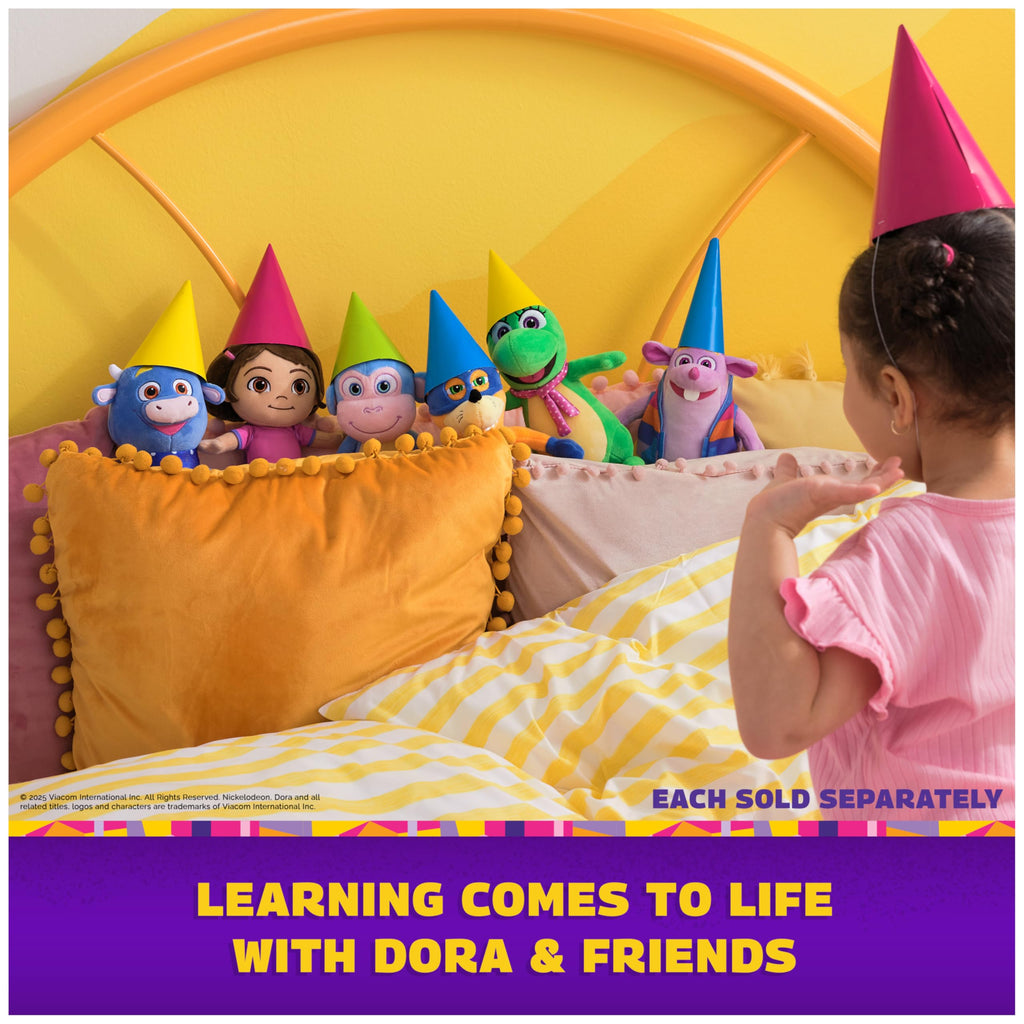Dora Official Boots Plush Doll – 8-Inch Soft Plush Toy, Ages 3+