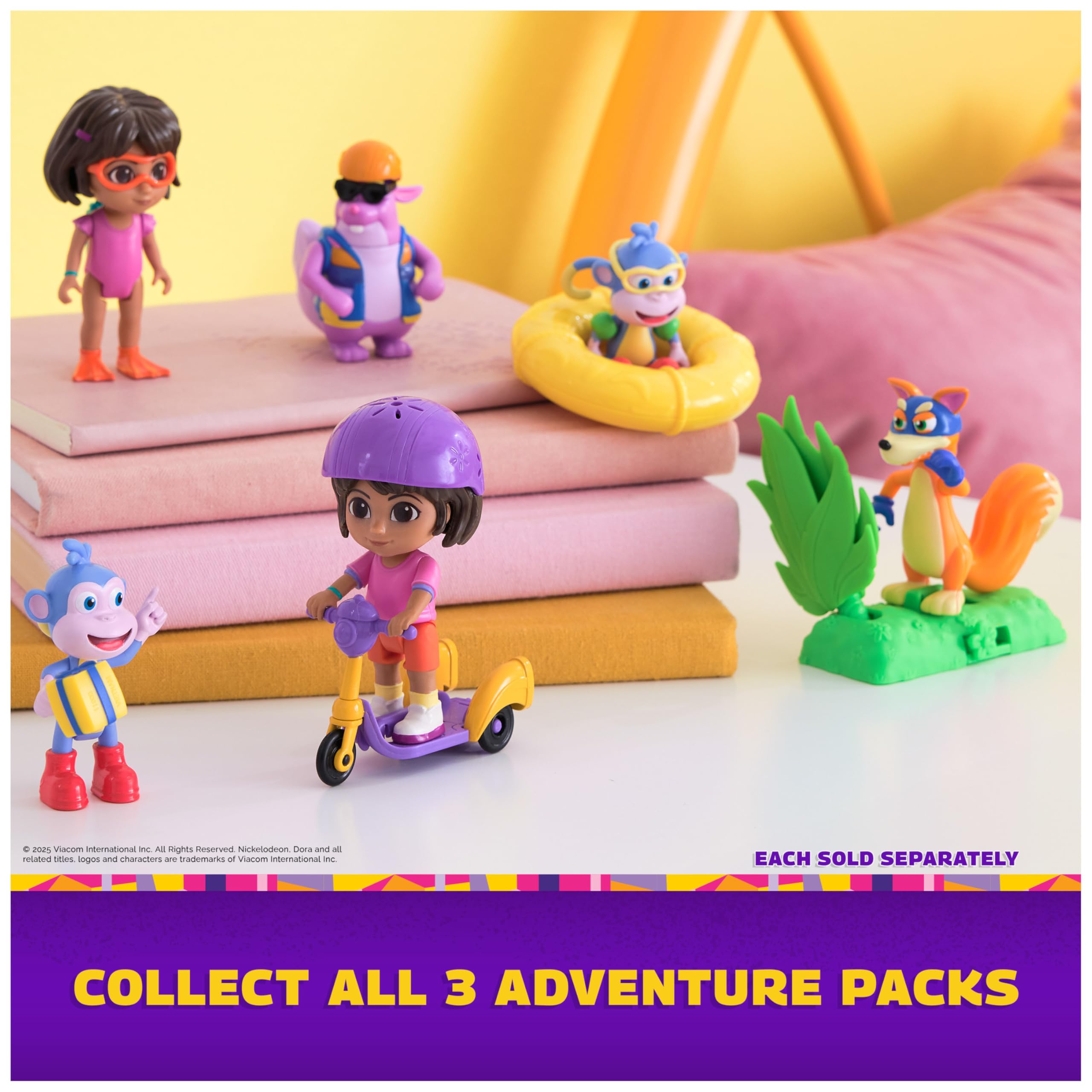 Dora Swipe & Surprise Adventure Pack with Boots & Swiper Figures – Ages 3+