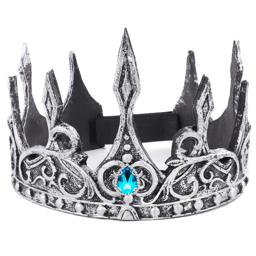 DothRayan Royal King Crown - Adjustable Foam Crown for Cosplay, Halloween & Party Costumes