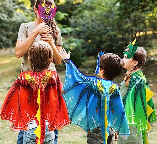 D.Q.Z Toddler Dragon Wings Costume – Lightweight Dress-Up Wings for Kids Age 4, Boys & Girls
