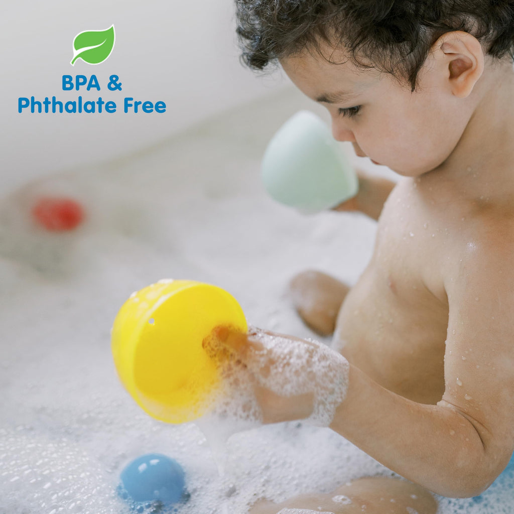 Dr. Brown's CleanUp Float & Hatch Dino Eggs – Interactive Bath Toy for Toddlers, 6m+, BPA Free