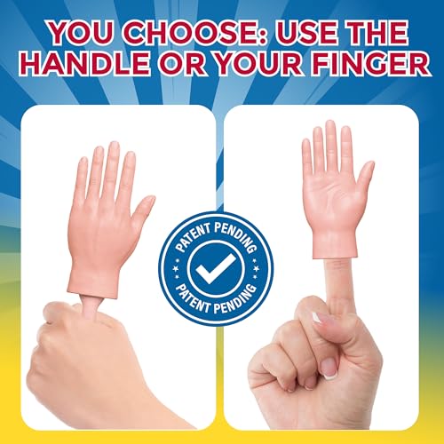 Dr Dingus Tiny Hands Stick Puppet – Pocket-Sized Gag Toy Guaranteed to Get Laughs