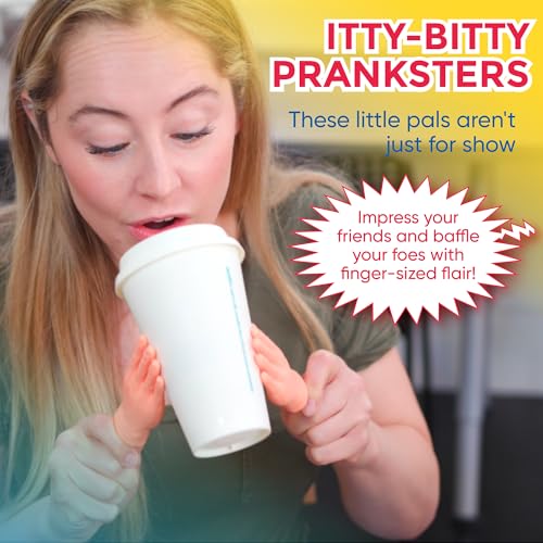 Dr Dingus Tiny Hands Stick Puppet – Pocket-Sized Gag Toy Guaranteed to Get Laughs