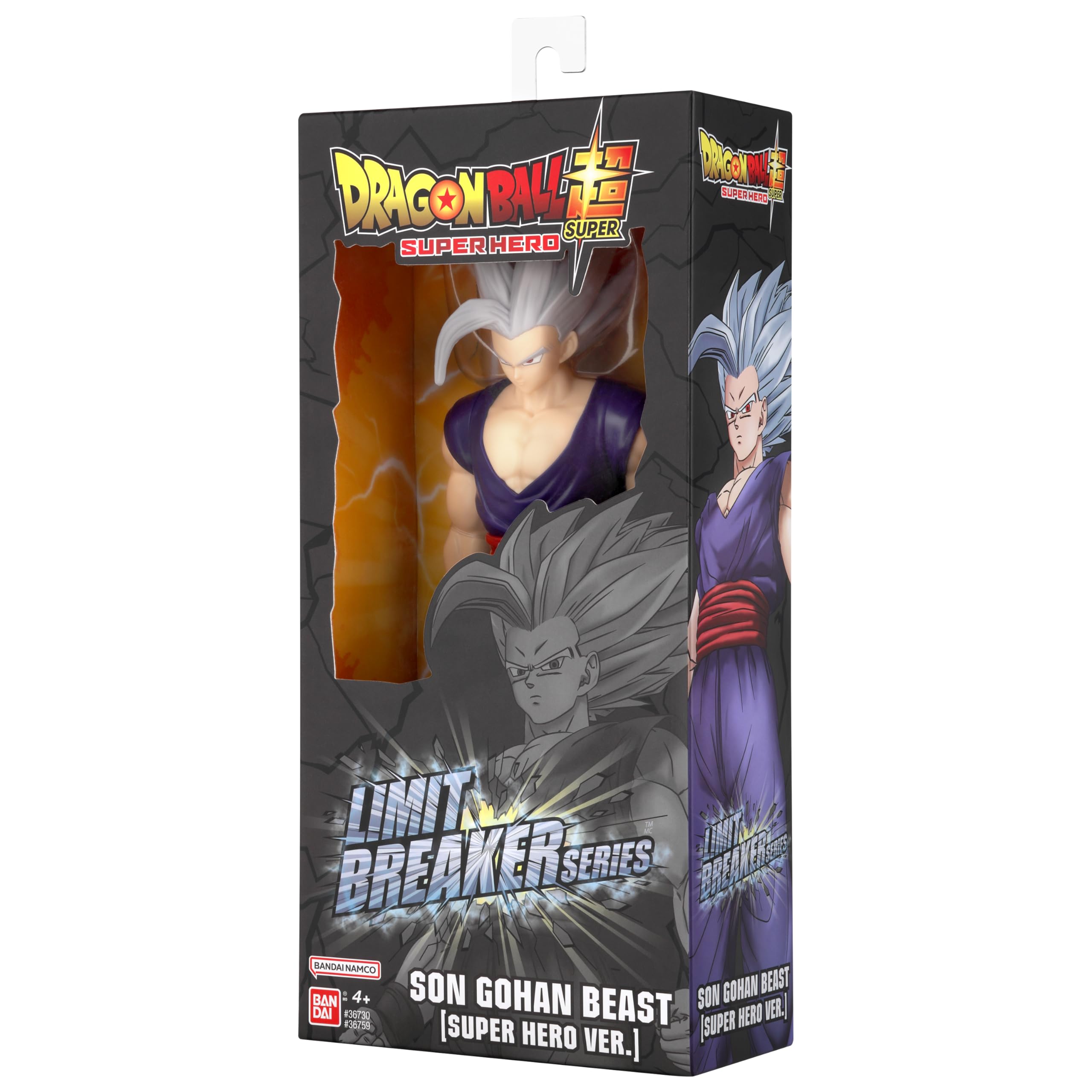 Dragon Ball Super Limit Breaker Gohan Beast 12-Inch Action Figure with 5 Points of Articulation