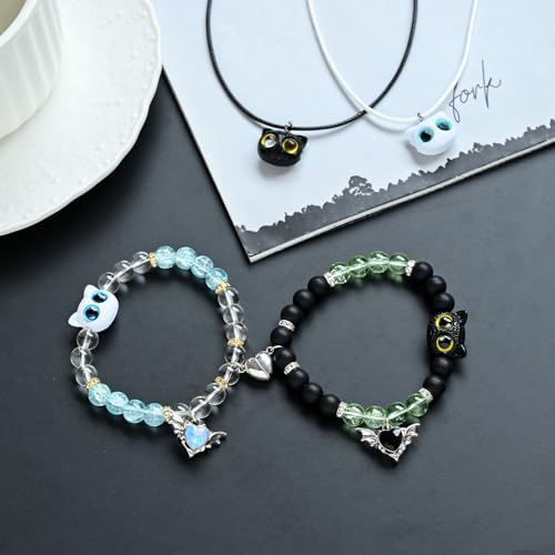 Dragon Bracelet and Necklace Set for Couples and Fans – Matching Fantasy Jewelry