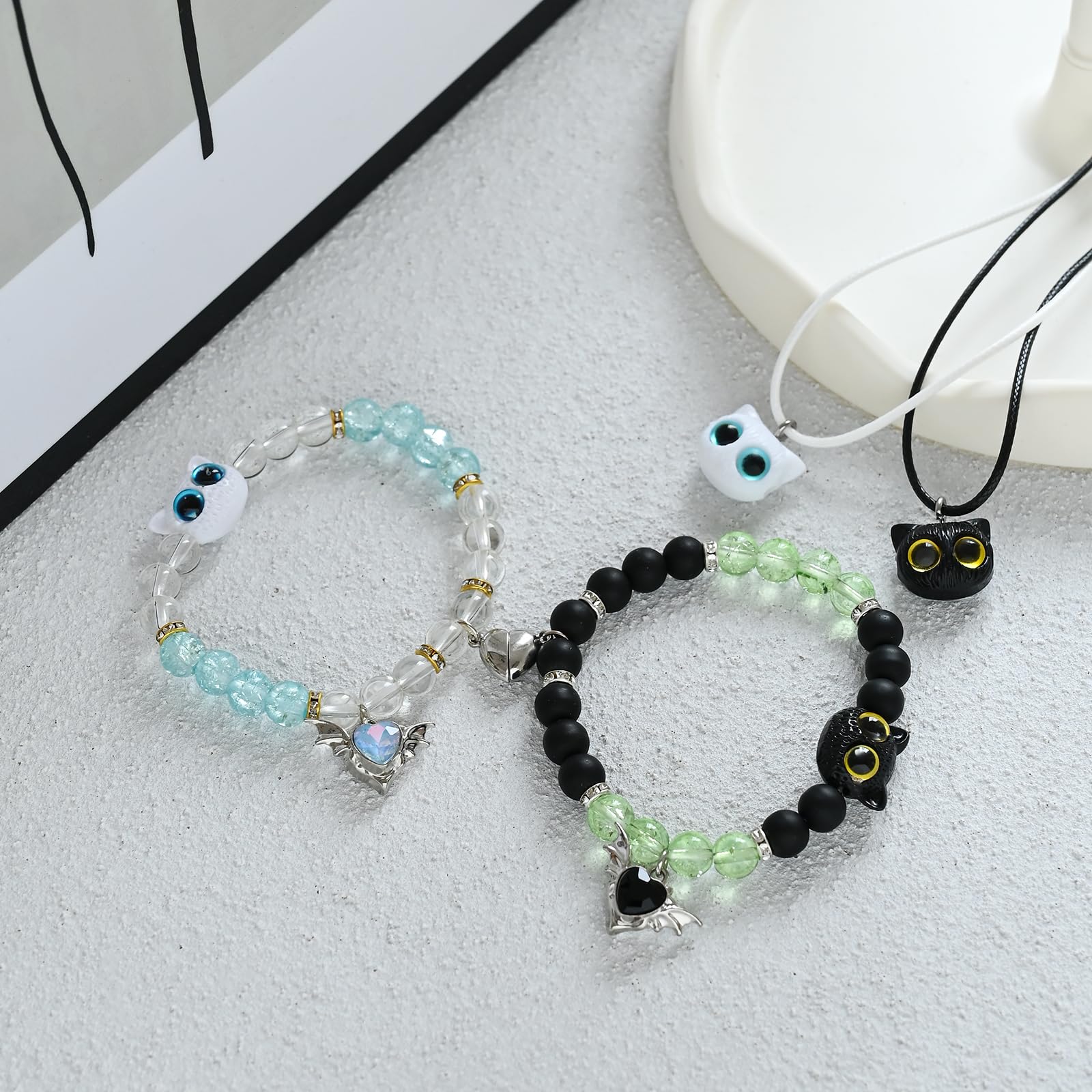 Dragon Bracelet and Necklace Set for Couples and Fans – Matching Fantasy Jewelry