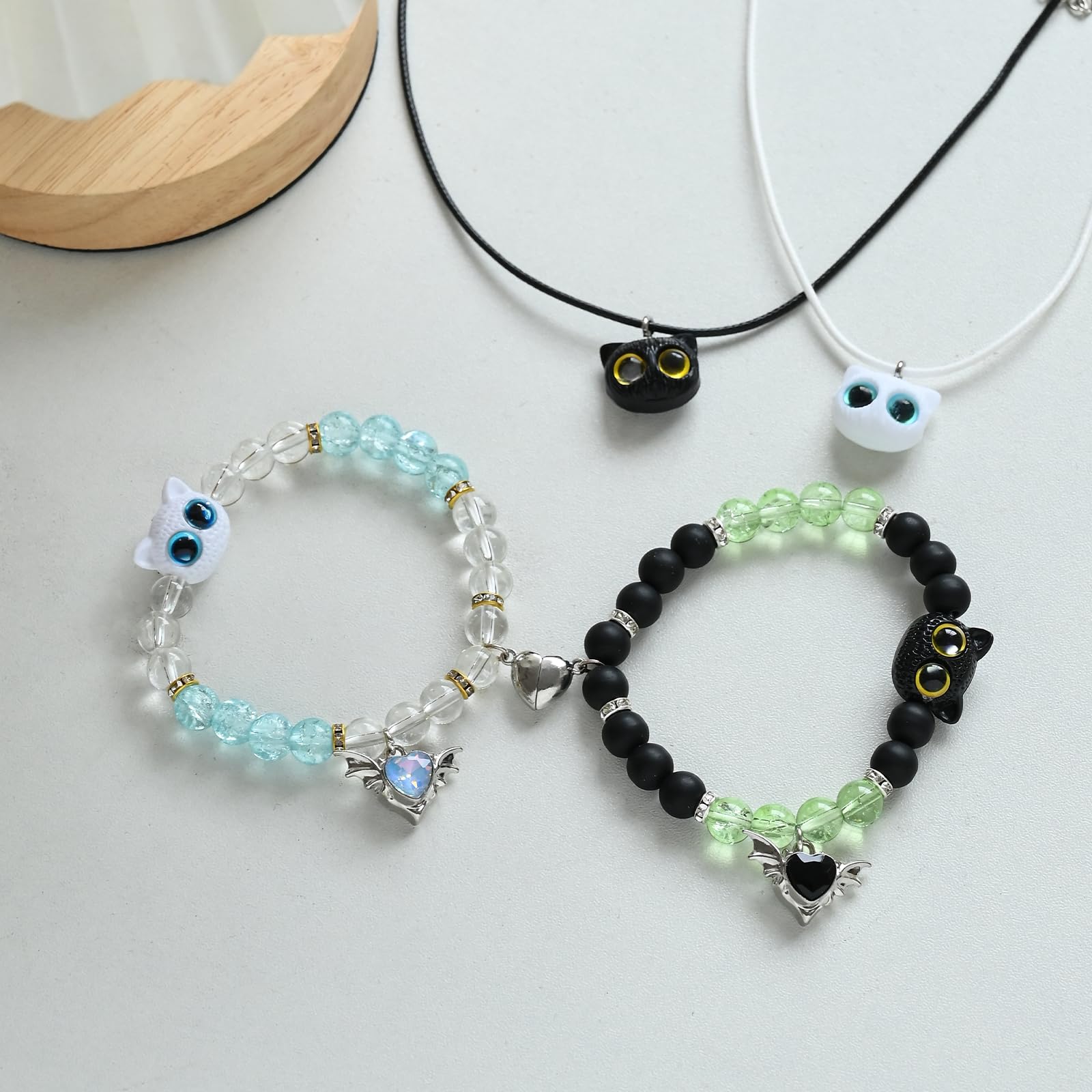 Dragon Bracelet and Necklace Set for Couples and Fans – Matching Fantasy Jewelry