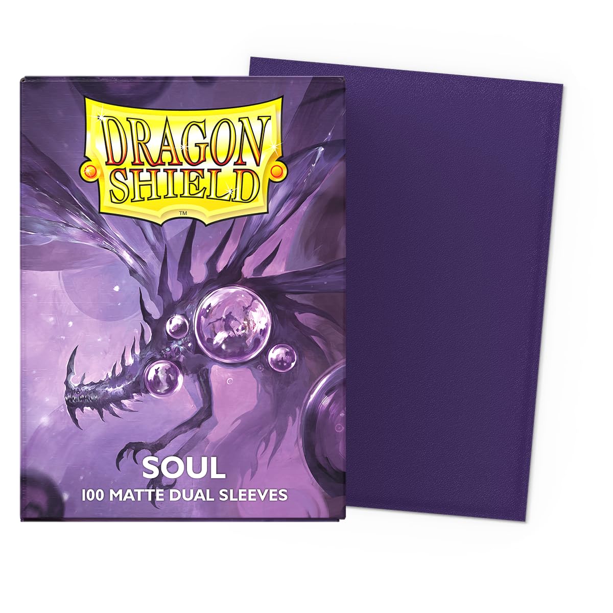 Dragon Shield Matte Dual Card Sleeves 100-Pack Soul - Smooth Shuffle & Opaque