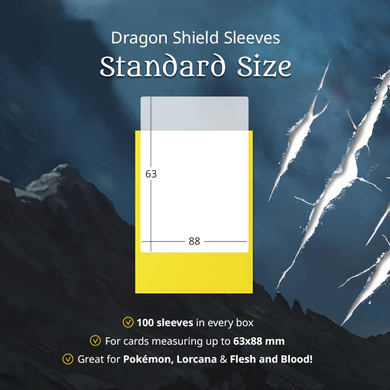 Dragon Shield Matte Dual Standard Size Card Sleeves - 100 Ct - Gooseberry - Opaque Black Interior