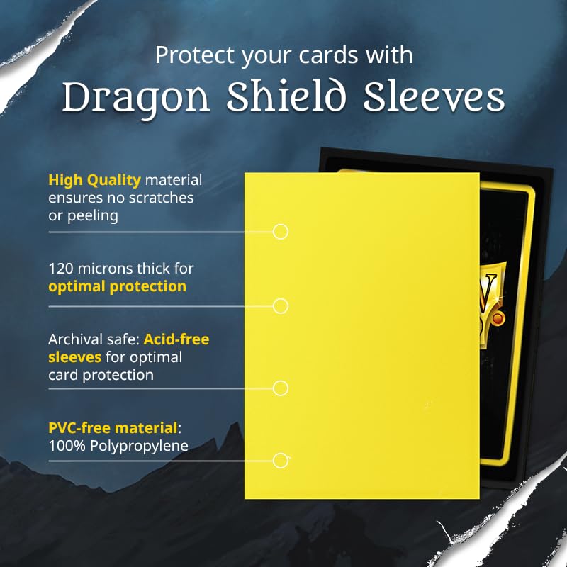 Dragon Shield Matte Dual Standard Size Card Sleeves - 100 Ct - Gooseberry - Opaque Black Interior