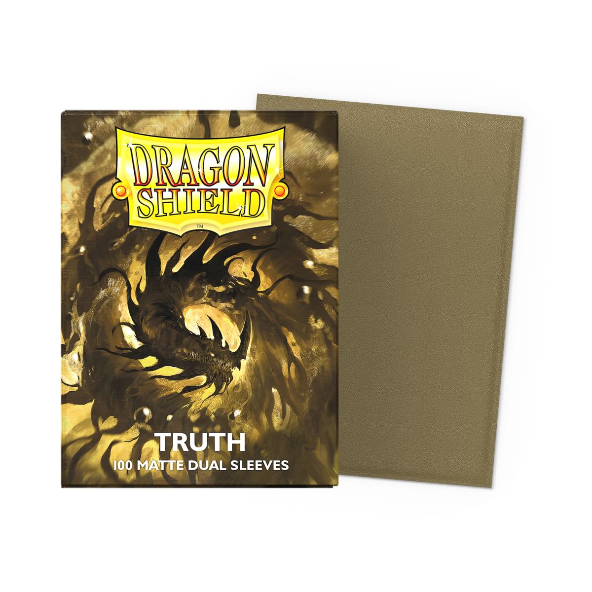 Dragon Shield Matte Dual Standard Size Sleeves – 100 CT – Truth Color – Premium TCG Sleeves