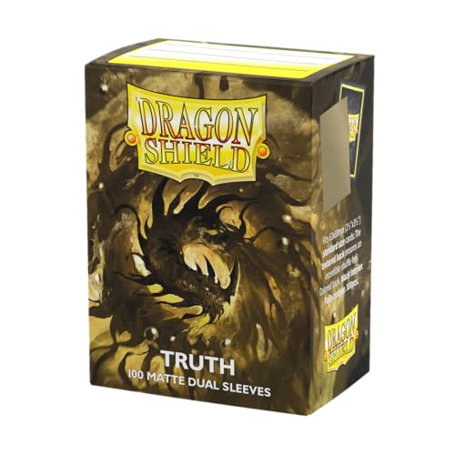 Dragon Shield Matte Dual Standard Size Sleeves – 100 CT – Truth Color – Premium TCG Sleeves