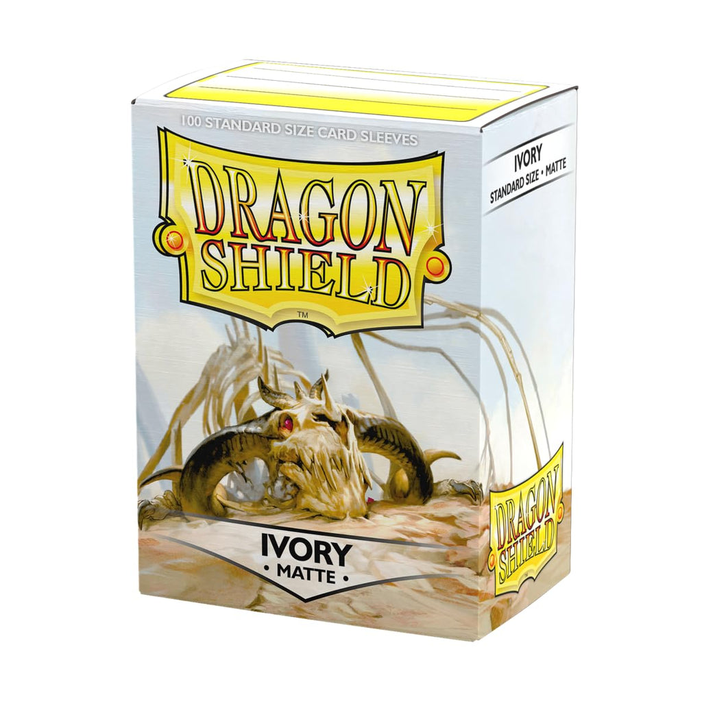Dragon Shield Matte Sleeves (100 ct) - Ivory, Standard Size for TCG Cards