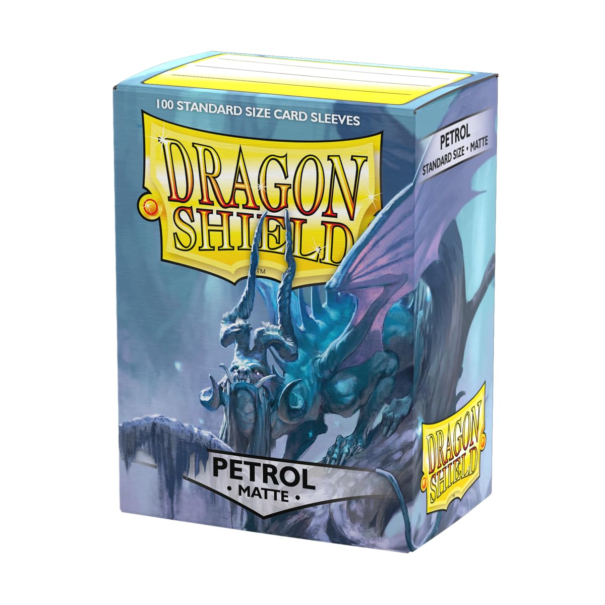 Dragon Shield Petrol Matte Card Sleeves – 100 Standard-Size Sleeves for TCG Protection