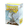 Dragon Shield Silver Matte Standard Size Card Sleeves – 100 CT, PVC-Free, Smooth Shuffle