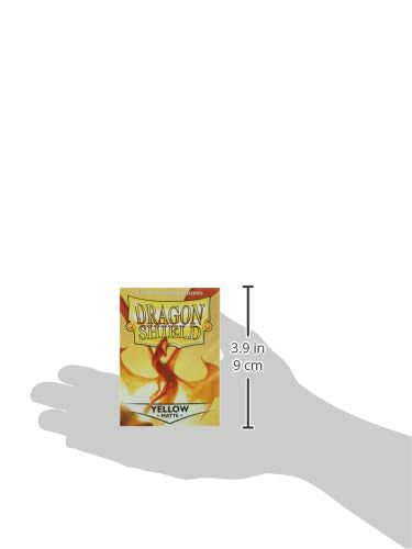 Dragon Shield Standard Matte Sleeves – Yellow, 100 Count for Pokémon, Magic & More
