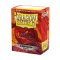 Dragon Shield Standard Size Card Classic Sleeves 100 CT - Crimson: Smooth, Tough, and Compatible with Major TCGs