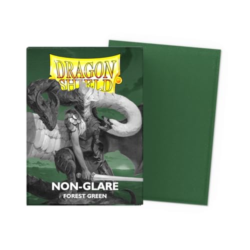 Dragon Shield Standard Size Card Matte Sleeves - Forest Green, 100 CT - Non-Glare, Smooth & Tough for TCGs