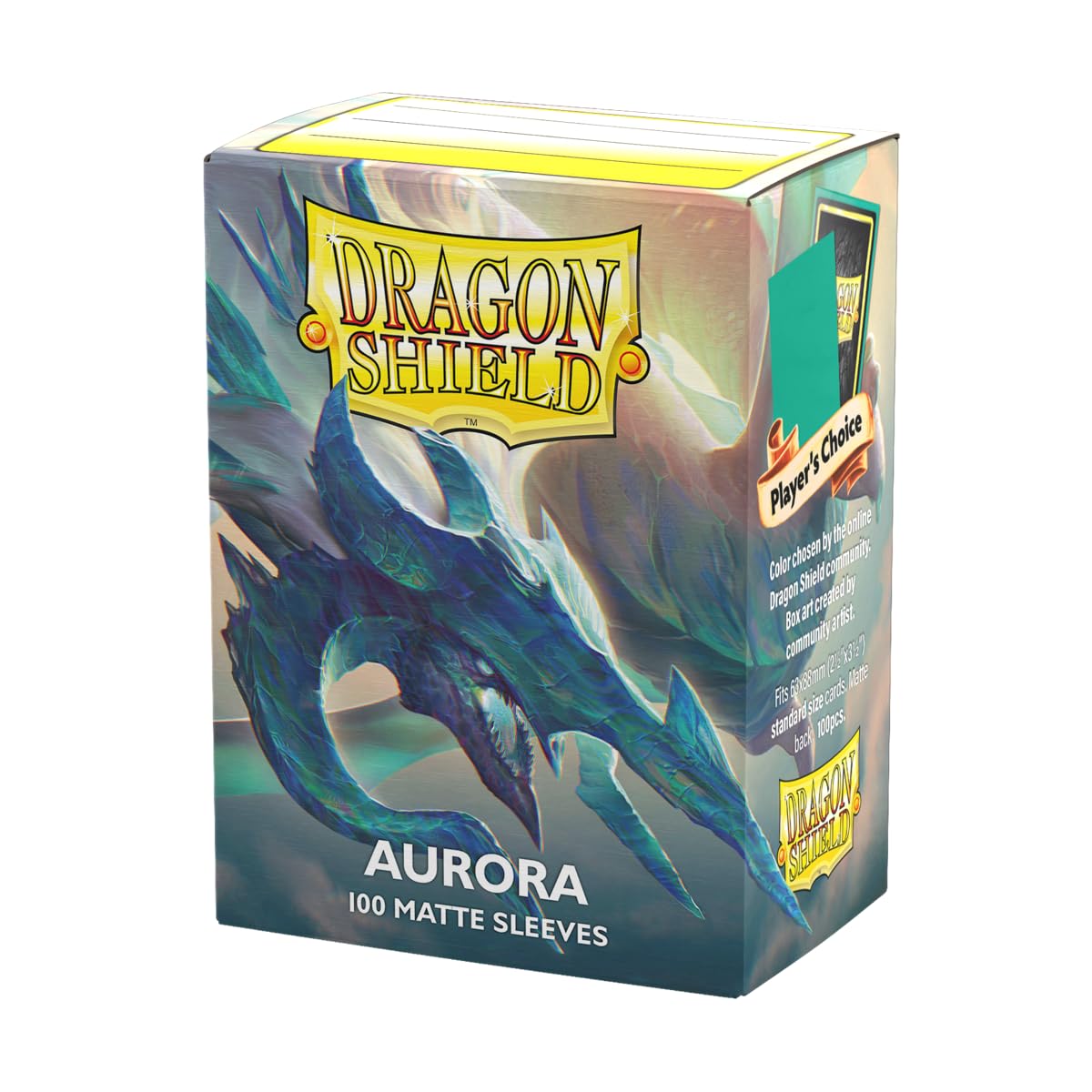 Dragon Shield Standard Size Matte Sleeves - Aurora Players' Choice 2023 - 100 Premium TCG Sleeves