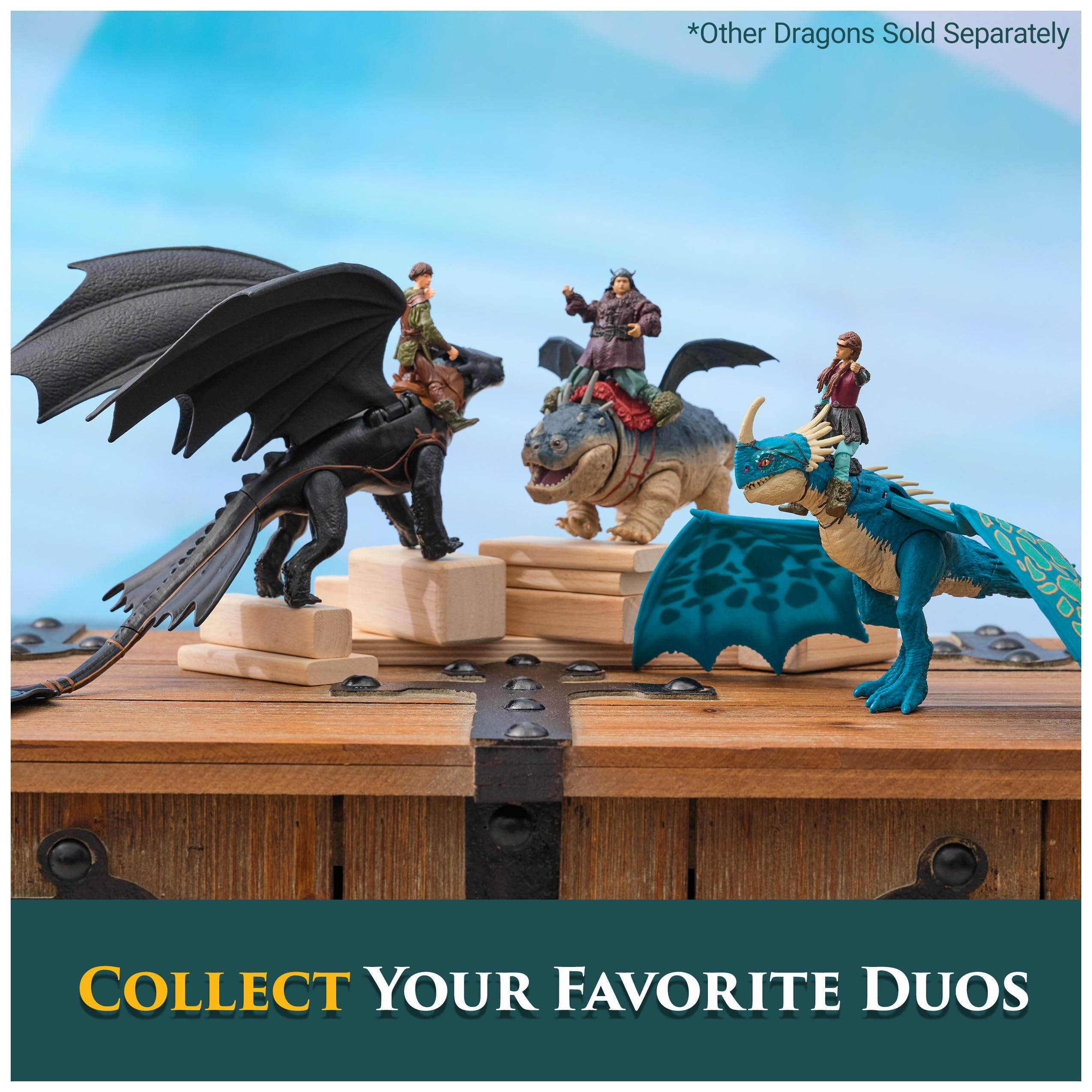 DreamWorks Dragons Deadly Nadder & Astrid Action Figure Set – 10-Inch Dragon with Movable Limbs and Real-Feel Wings, Includes 3-Inch Viking Rider