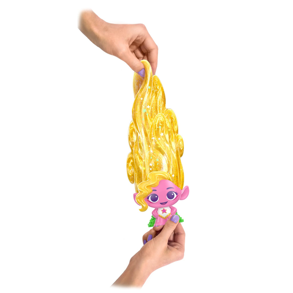 DREAMWORKS TROLLS Band Together Stretchy Hair Viva Doll with Goo-Filled Glitter Hair