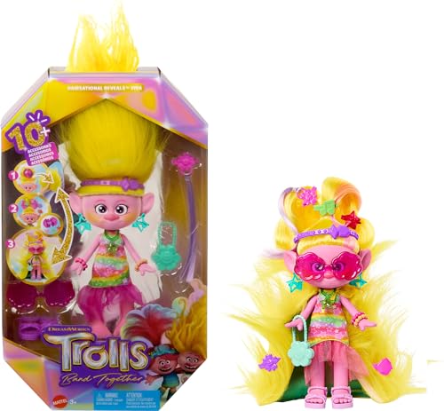 DreamWorks Trolls Band Together Viva Hairsational Reveals Doll with 15+ Pieces