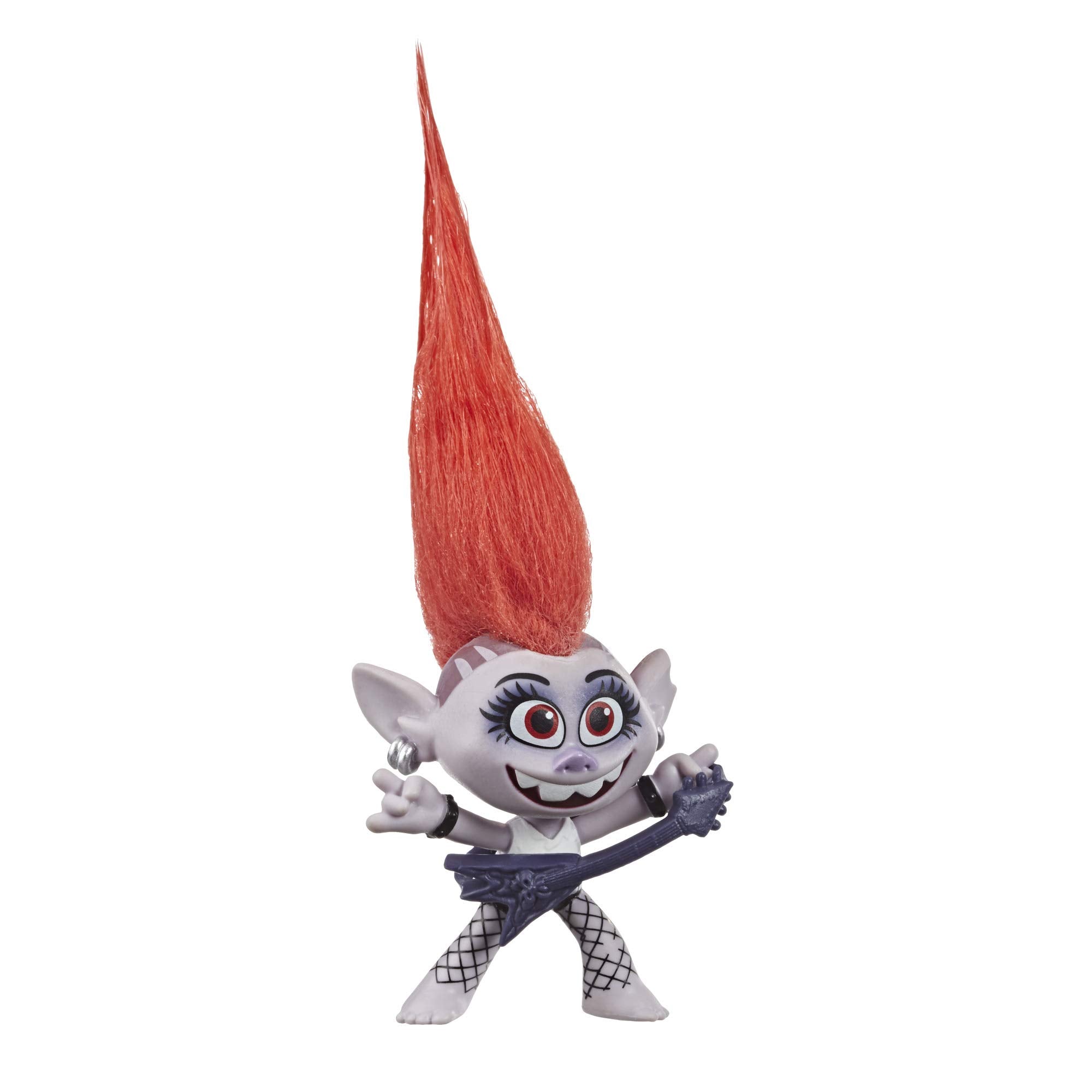 DreamWorks Trolls Barb Doll with Electric Guitar - 5-Inch Collectible Figure from Trolls World Tour