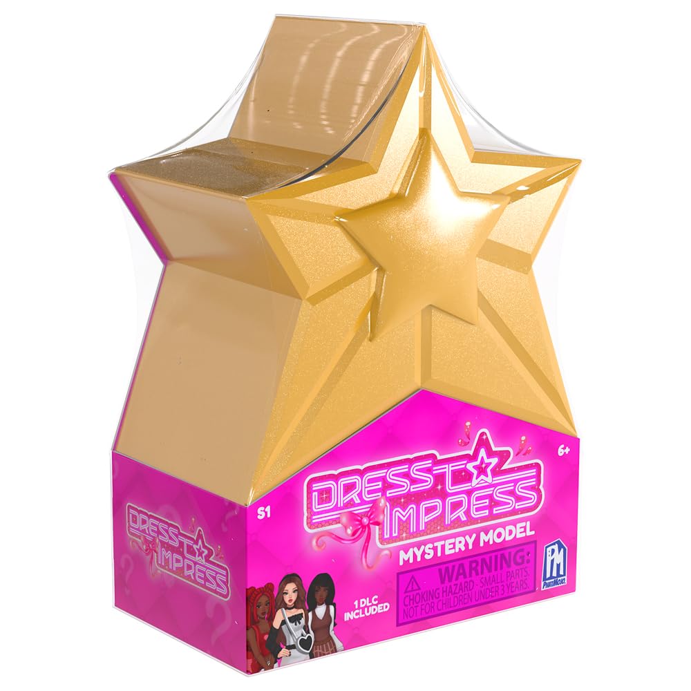Dress to Impress Mystery Models Dolls Wave 1 Gold - 10 Collectible Fashion Dolls with Mix & Match Styles