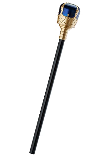 Dress Up America Gold Royal Crown and Scepter Set for Kids – 16-Inch Scepter with Adjustable Crown