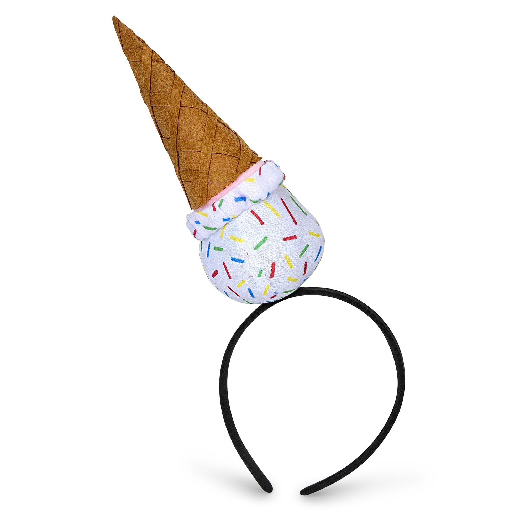 Dress Up America Ice Cream Cone Headband – Fun Costume Party Accessory for Kids and Adults