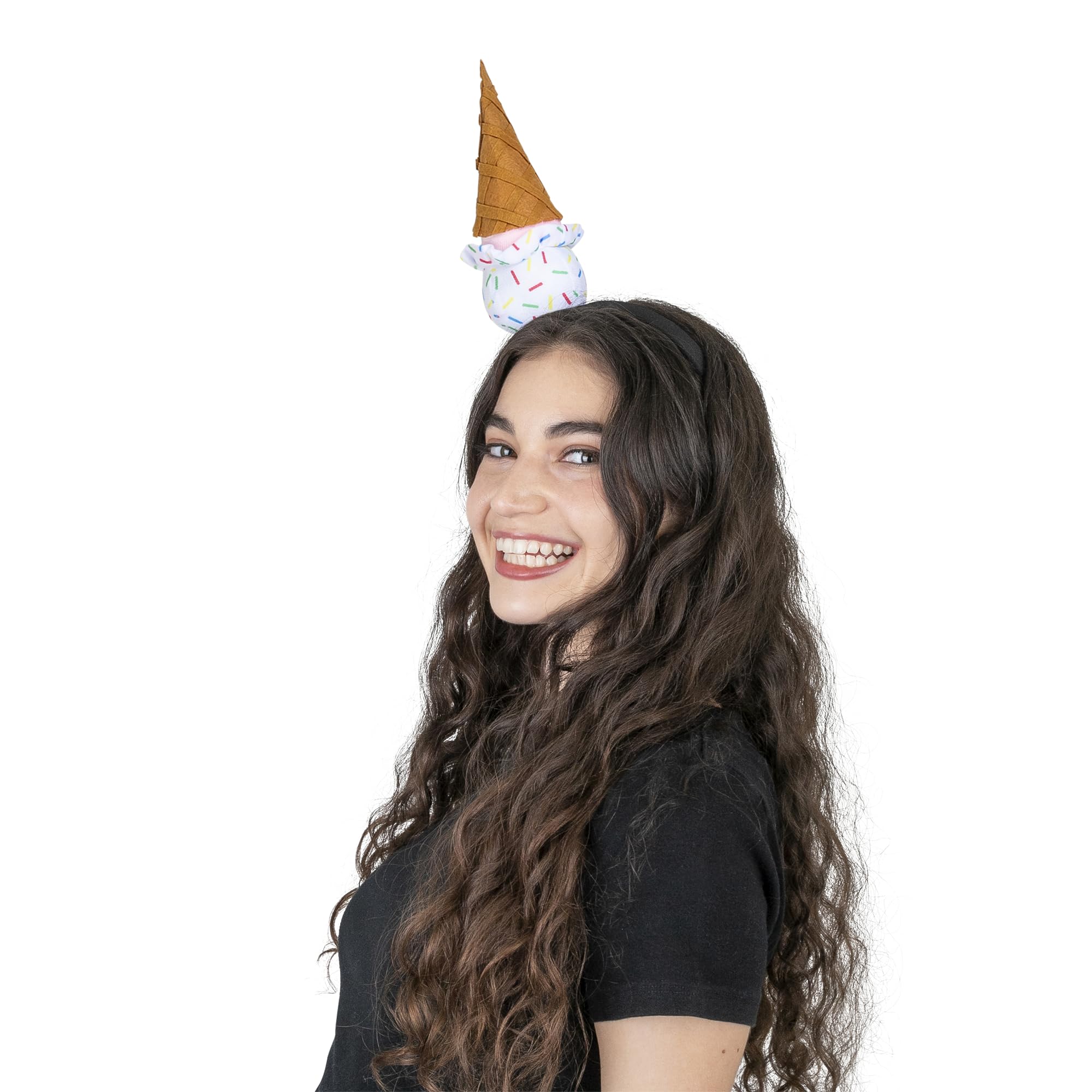 Dress Up America Ice Cream Cone Headband – Fun Costume Party Accessory for Kids and Adults