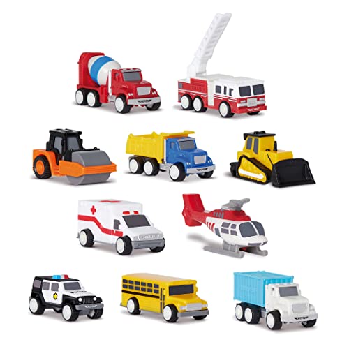 Driven by Battat Pocket Fleet 1 – 10 Mini Toy Cars for Toddlers Ages 3+