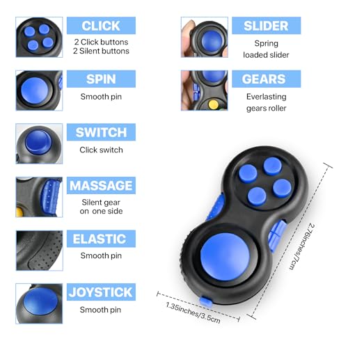 Dr.Kbder 5-Piece Fidget Toy Set for Adults and Kids - Sensory Fidgets for Stress Relief and Focus