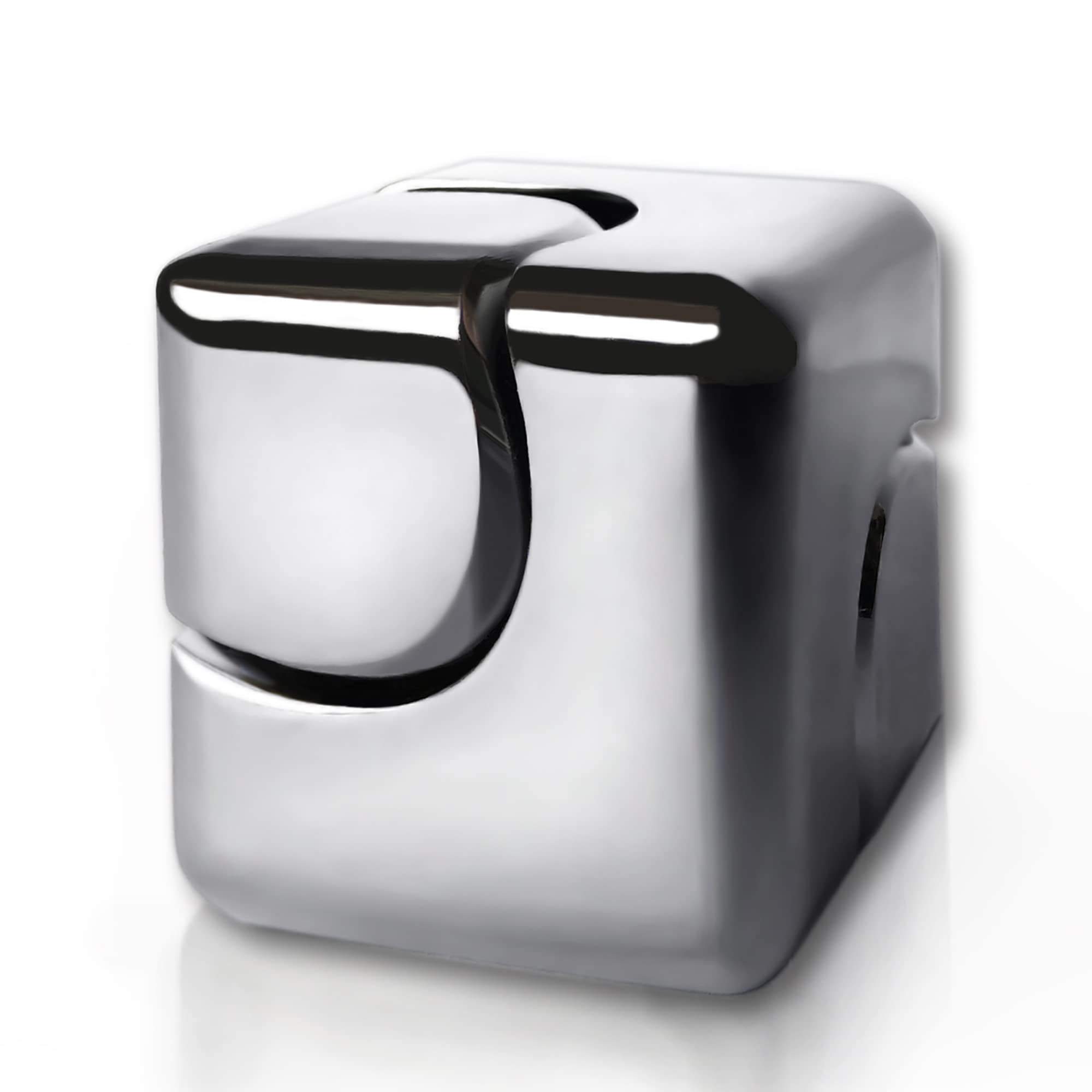 Dr.Kbder Metal Fidget Cube – Compact Silent Spinner for Anxiety Relief (1.2-Inch)