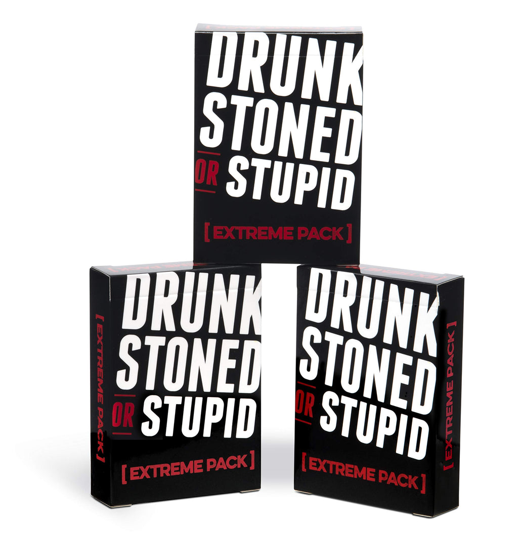 Drunk Stoned or Stupid: Extreme Expansion Pack – 50 NSFW Prompt Cards for Adults