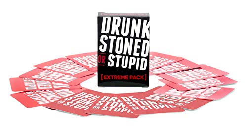 Drunk Stoned or Stupid: Extreme Expansion Pack – 50 NSFW Prompt Cards for Adults
