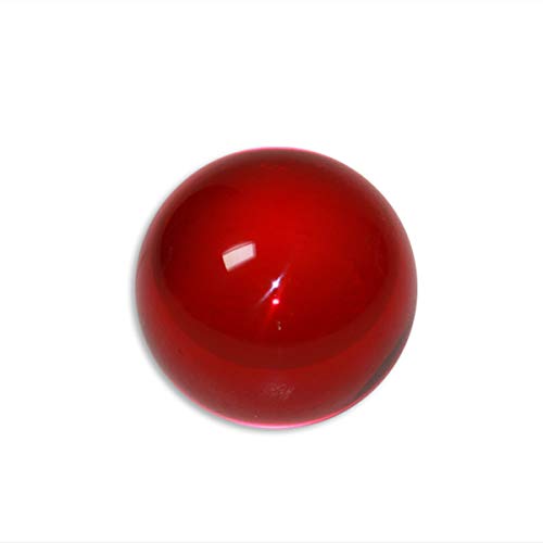 DSJUGGLING 65mm Ruby Red Acrylic Contact Juggling Ball – 2.55 Inch, 175g, Perfect for Small Hands & Multiple Ball Practice