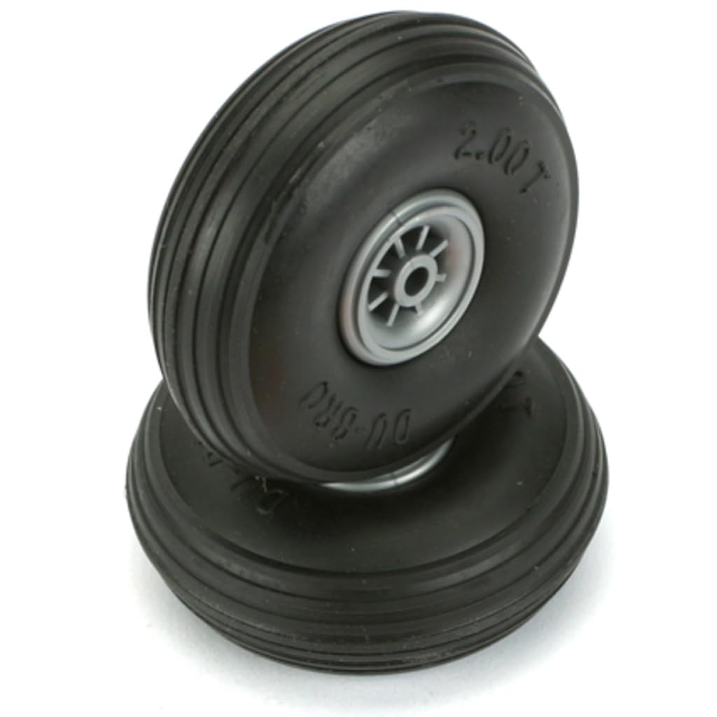 Du-Bro 200T 2-Inch Treaded Surface Wheels (2-Pack) for RC Aircraft