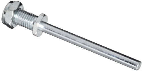 DU-BRO 3/16" x 2" Spring Steel Axle Shafts (2-Pack) with Nylon Lock Nuts