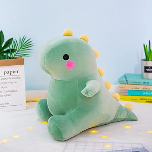 DUANMUL Green 8-Inch Fat Dinosaur Plush Toy - Soft Stuffed Animal for Kids