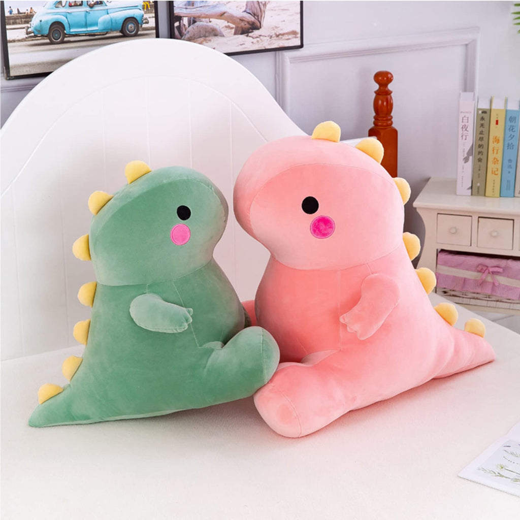 DUANMUL Green 8-Inch Fat Dinosaur Plush Toy - Soft Stuffed Animal for Kids