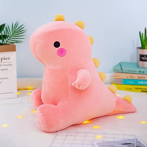 DUANMUL Pink Dinosaur Plush Toy 8in – Soft Stuffed Animal for Kids Girls Boys