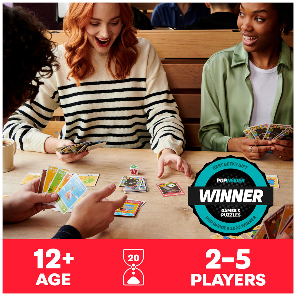 Dumb Ways to Die Card Game: Viral Meme Game for 2-5 Players, Ages 12+