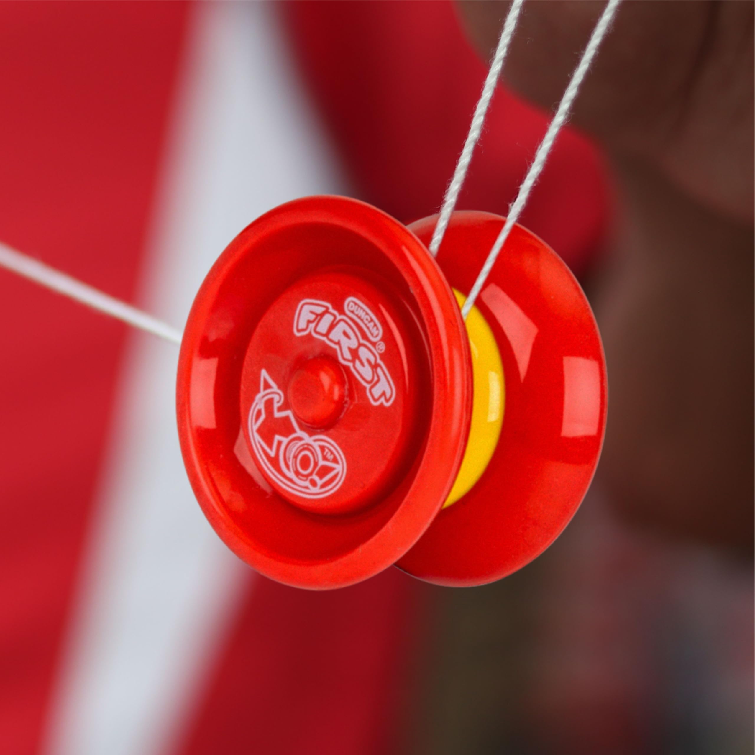 Duncan First Yo! Super-Soft Silicone Yo-Yo for Kids - Responsive Beginner Yo-Yo (Green/Yellow)