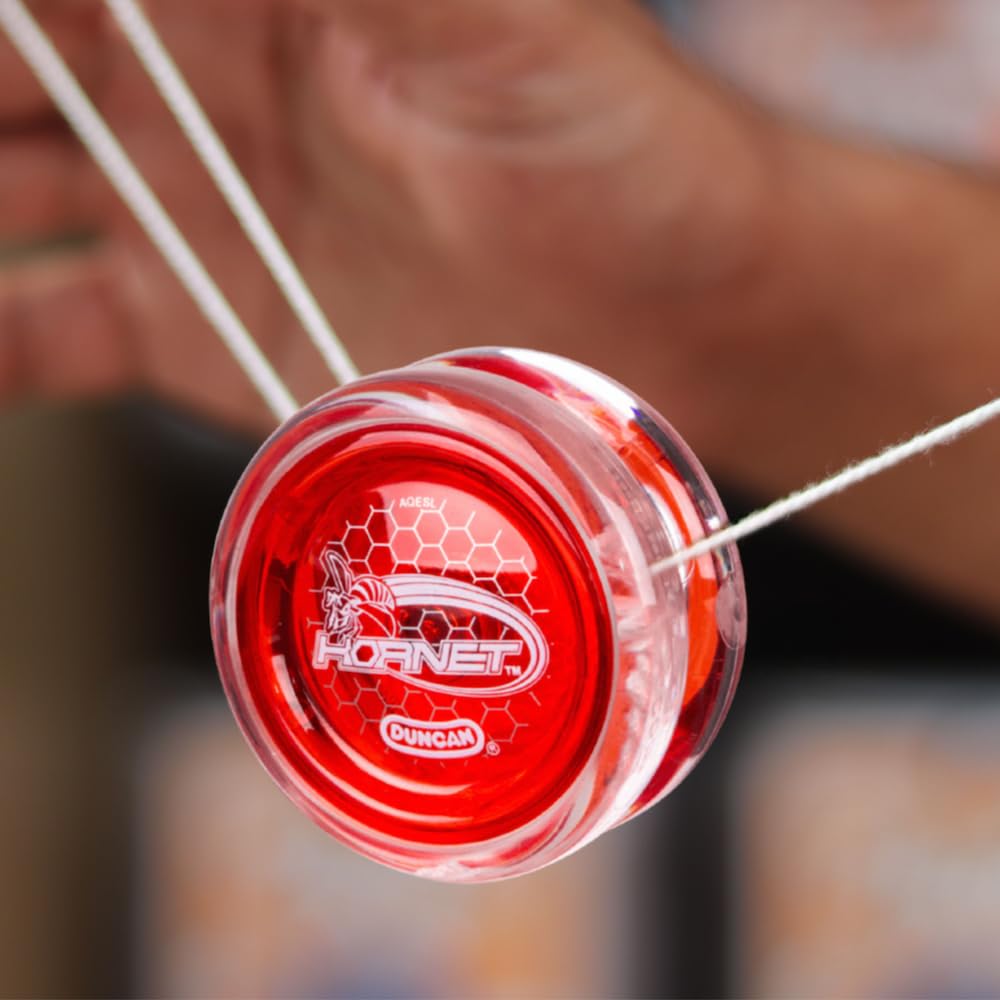 Duncan Hornet Pro Looping Yo-Yo - Blue with White Cap - Ball Bearing Axle