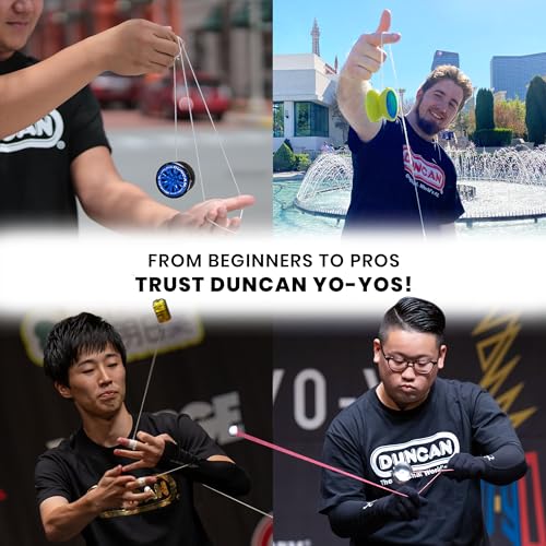 Duncan Limelight LED Yo-Yo - Clear Blue Light-Up Beginner Yo-Yo with LED Lights